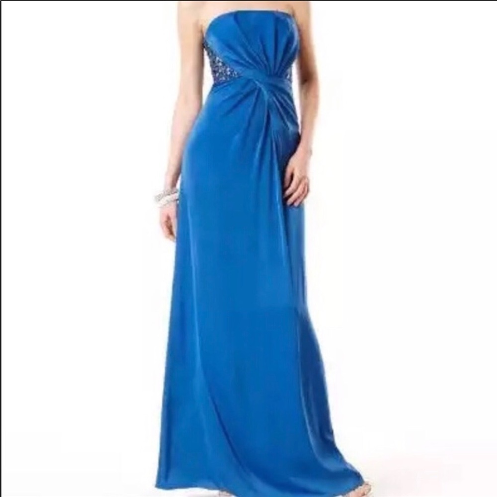 BCBGMaxAzria satin gown size 2